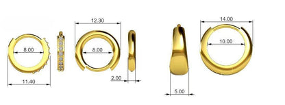 Stacking 3 Pieces Small Hoop Huggie Earrings Set for Women, Silver Stud Earrings for Multiple Piercing Hypoallergenic Trendy Jewelry, Dainty Jackets Cartilage Cubic Zircon Earrings for Women's Gifts