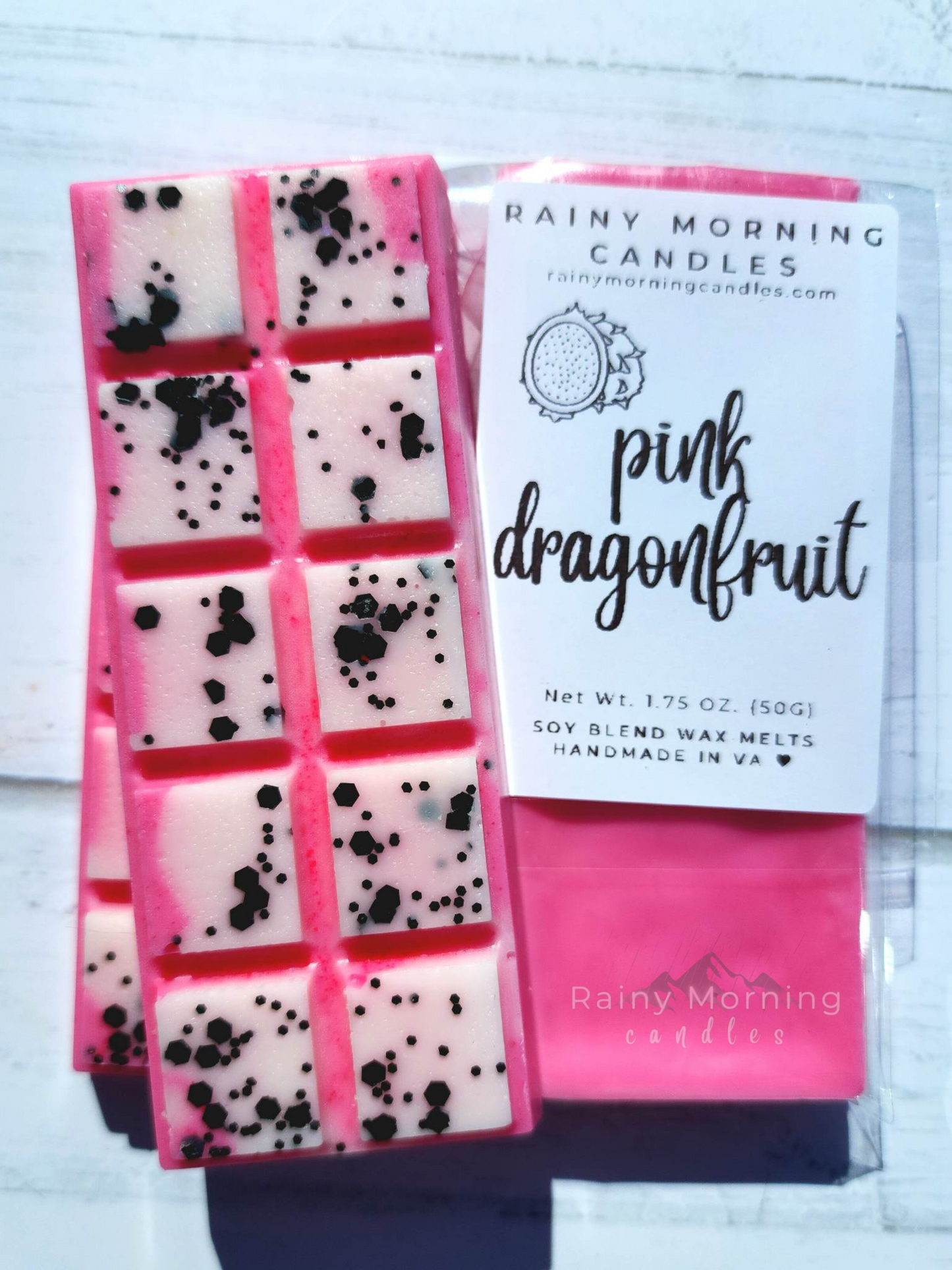 Pink Dragonfruit | Wax Melts Rainy Morning Candles