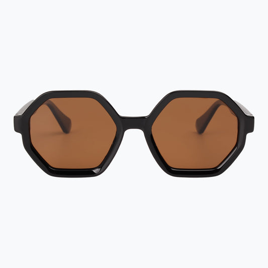 The Hex Hexagonal Vintage Sunglasses With Angular Geometric Frames Jaxy Eyewear