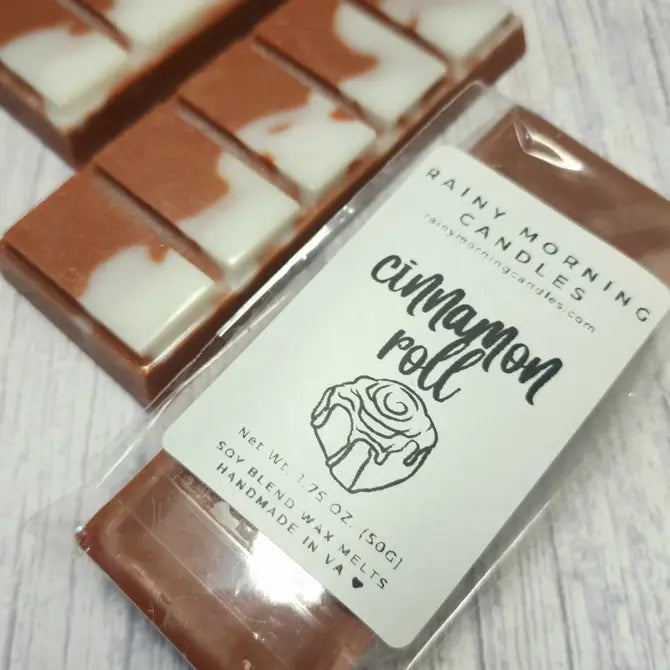 Cinnamon Roll | Wax Melts Rainy Morning Candles