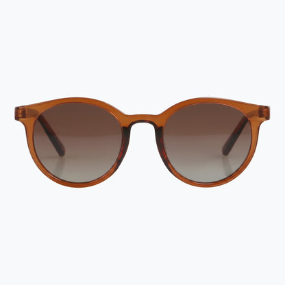 Havana Haze Vintage Round Frame Sunglasses With Gradient Lenses Jaxy Eyewear