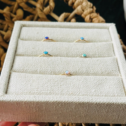 14K Gold Filled "MARIA" OPAL RING