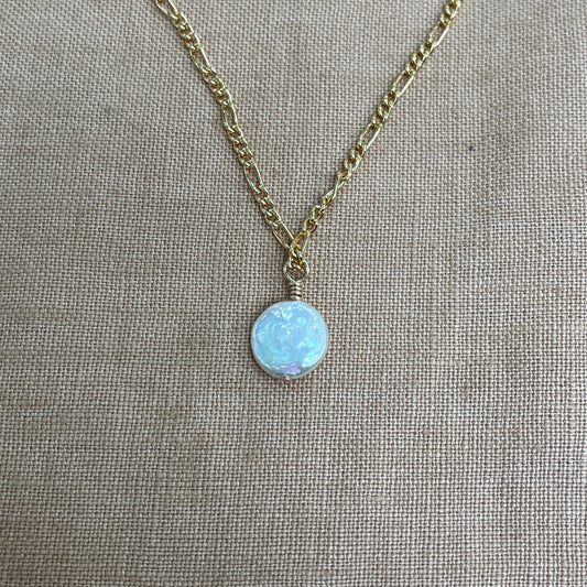 FIGARO TYLA COIN PEARL NECKLACE