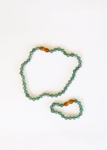 Pure Gemstone + Aventurine || Necklace