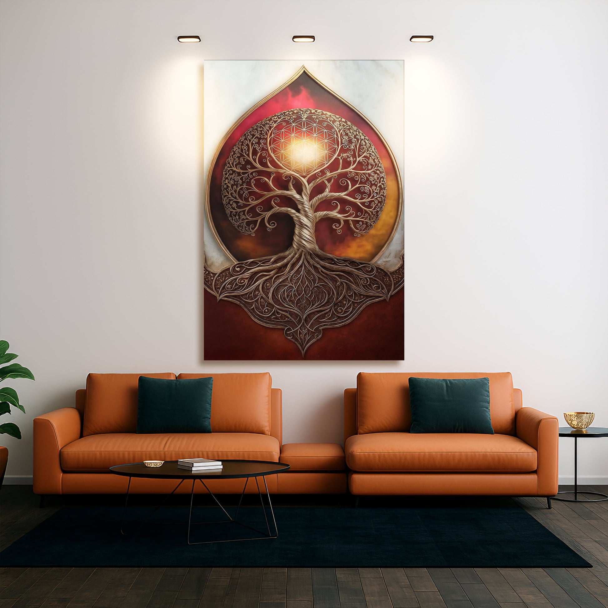 Tree of Life: Sacred Geometry Abstract Wall Art Tailored Canvases