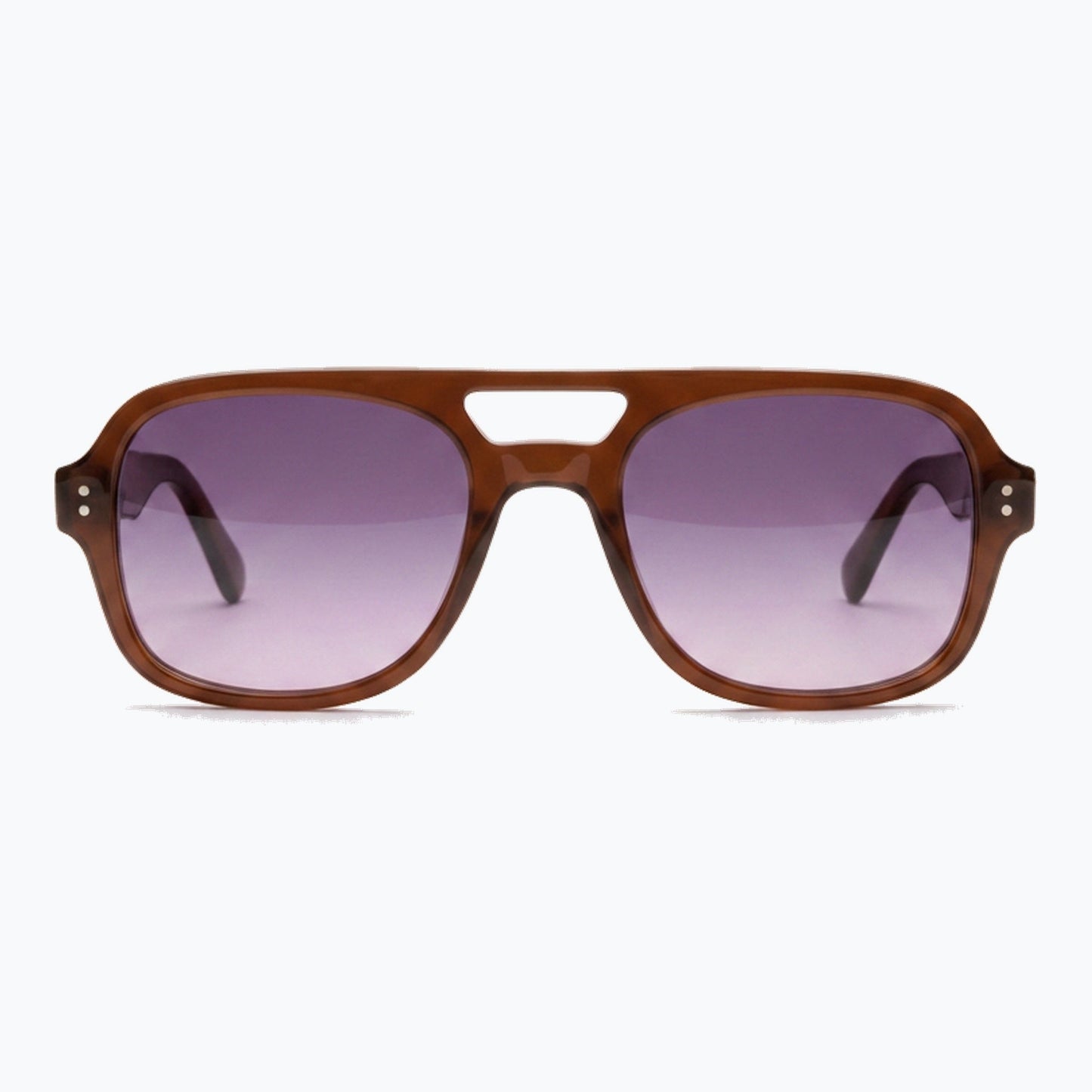 Captain Retro Aviator Sunglasses With Gradient Lenses Jaxy Eyewear