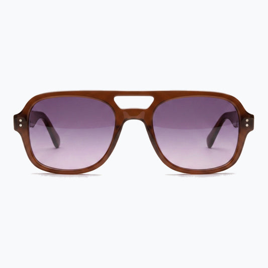 Captain Retro Aviator Sunglasses With Gradient Lenses Jaxy Eyewear