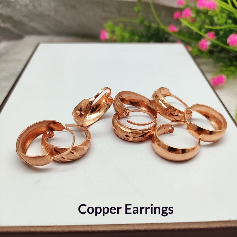 Retro Ethnic-style Copper Earrings