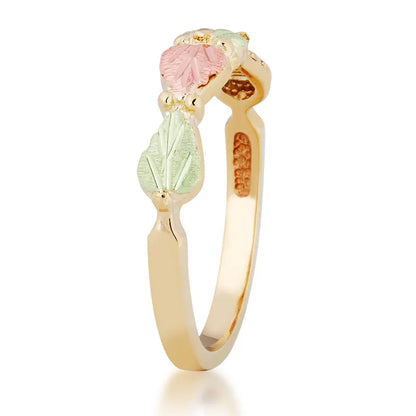 Four Leaves - Black Hills Gold Ladies Ring