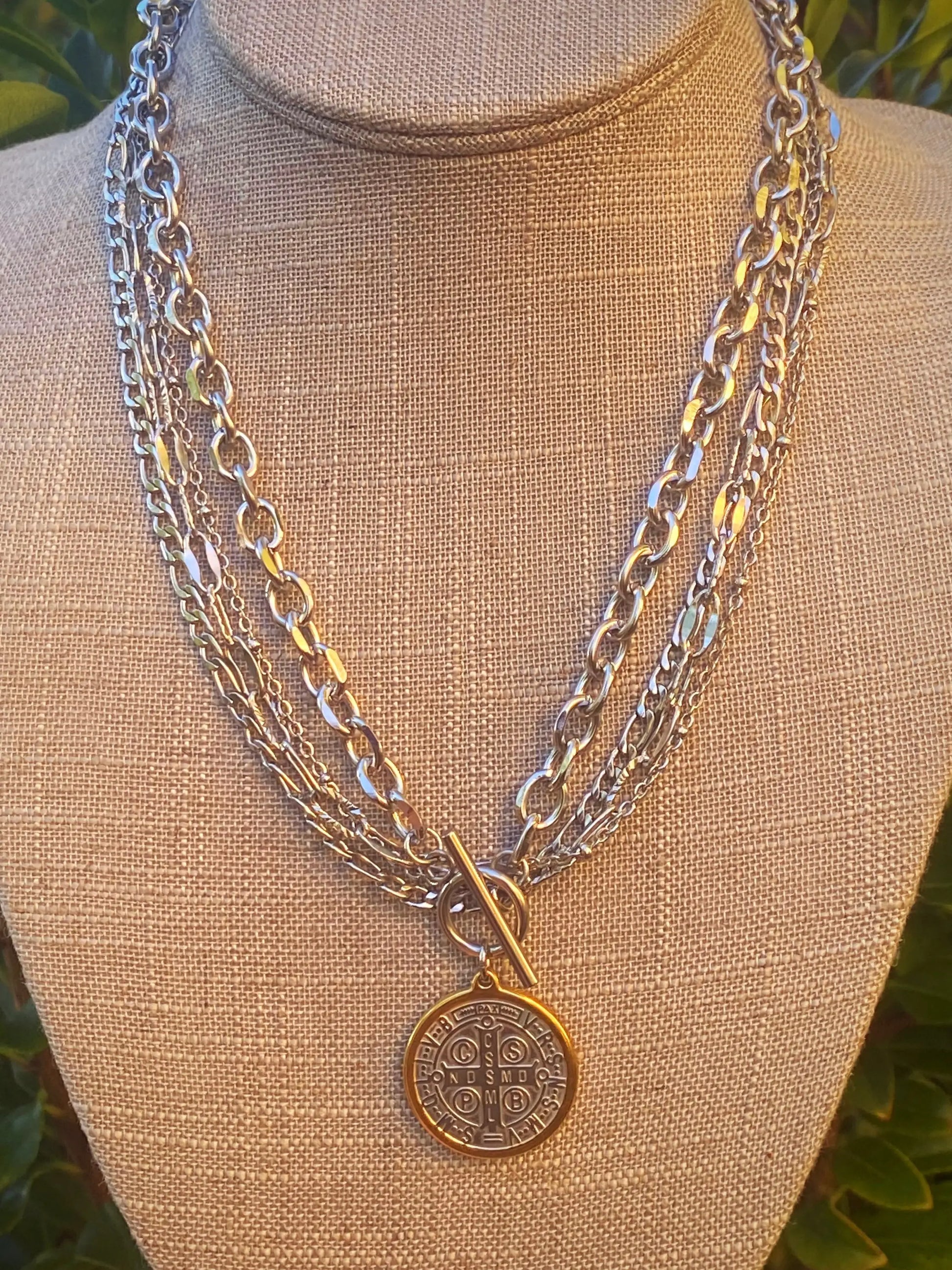 MULTI CHAIN NECKLACE Bellaforma Jewelry
