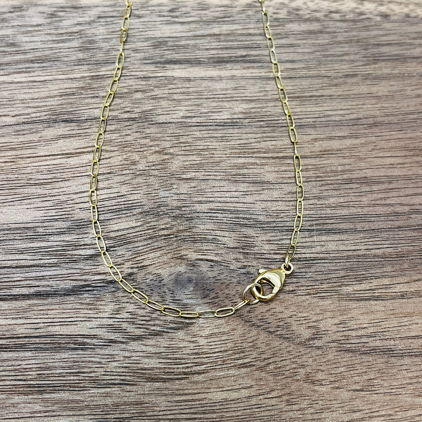 BABY PAPER CLIP CHOKER NECKLACE