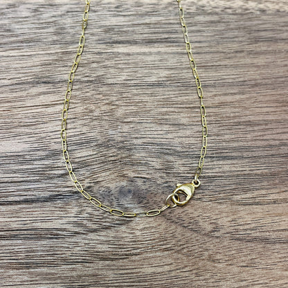 BABY PAPER CLIP CHOKER NECKLACE