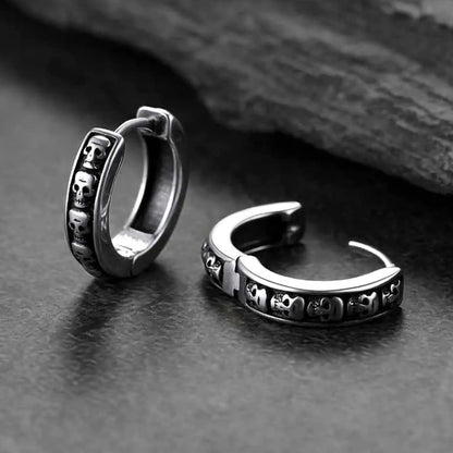 Dark-style Hip-hop Trendy Unisex Personalized Ear Studs Jewelry