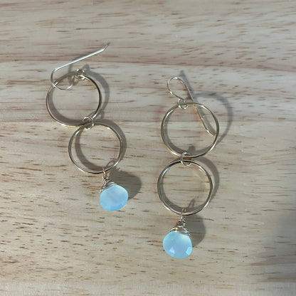 SAL CHALCEDONY EARRINGS
