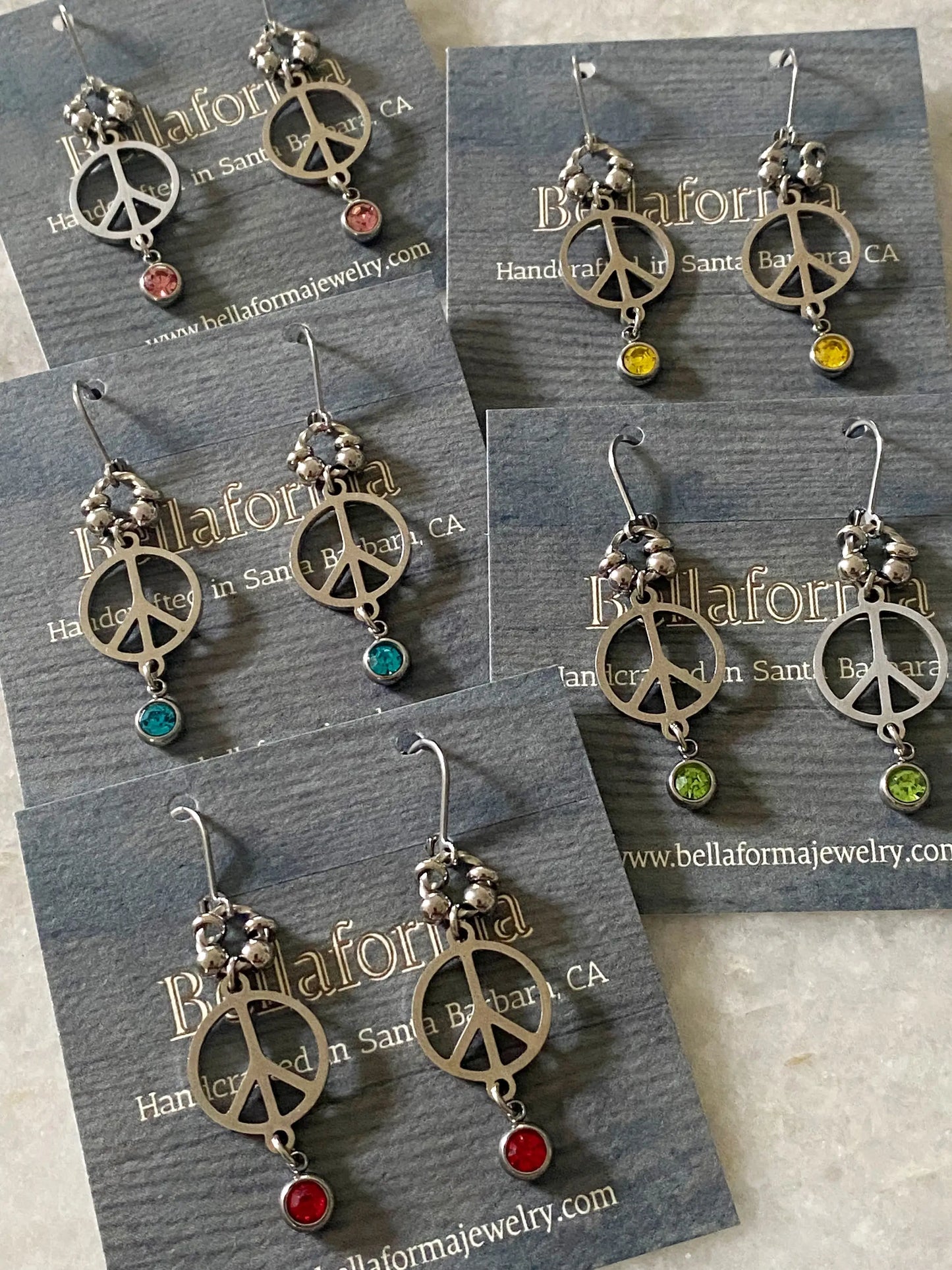 PEACE EARRINGS Bellaforma Jewelry