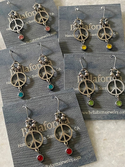 PEACE EARRINGS Bellaforma Jewelry