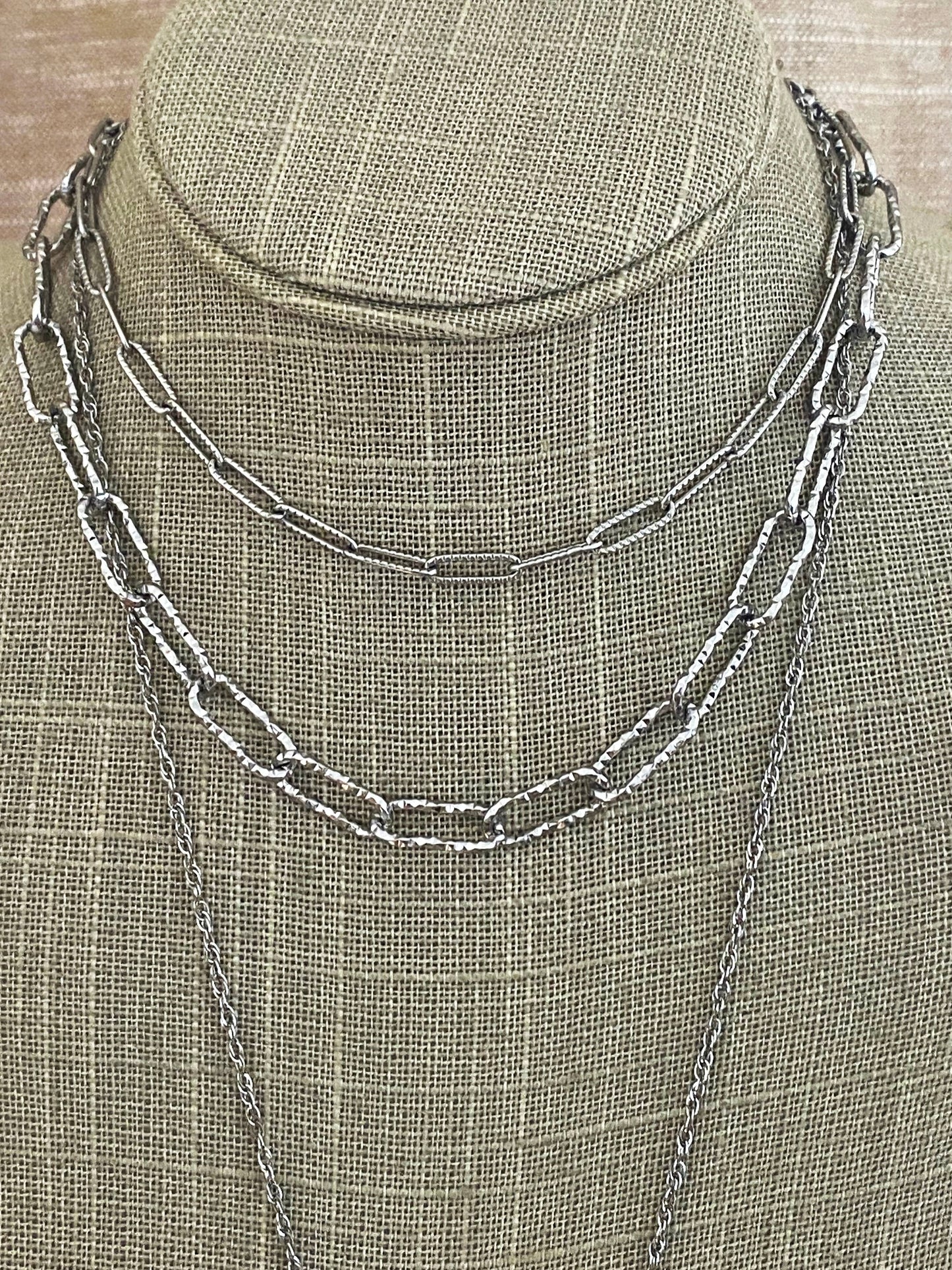 STATEMENT PAPERCLIP NECKLACE Bellaforma Jewelry