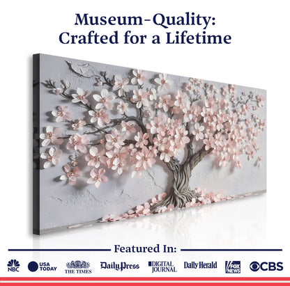 Pastel Blossom Awakening Wall Art Tailored Canvases
