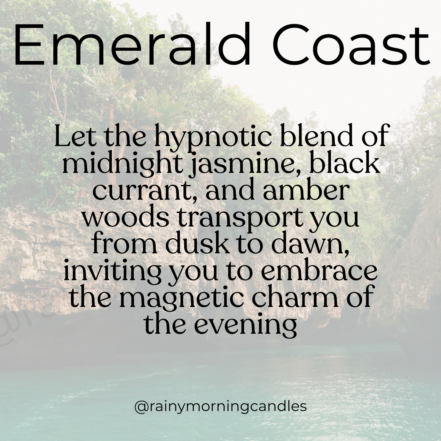 Emerald Coast | After Hours Cheirosa 76 Inspired Wax Melts Rainy Morning Candles