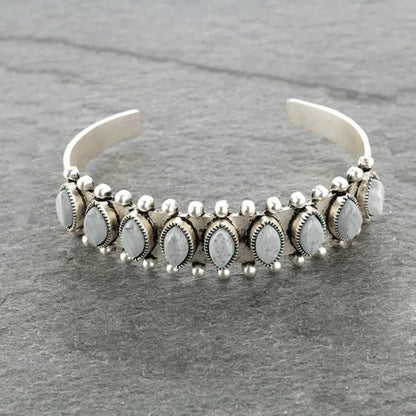 Turquoise Alloy Open Bracelets - 6 Styles Bumpkin Ranchwear