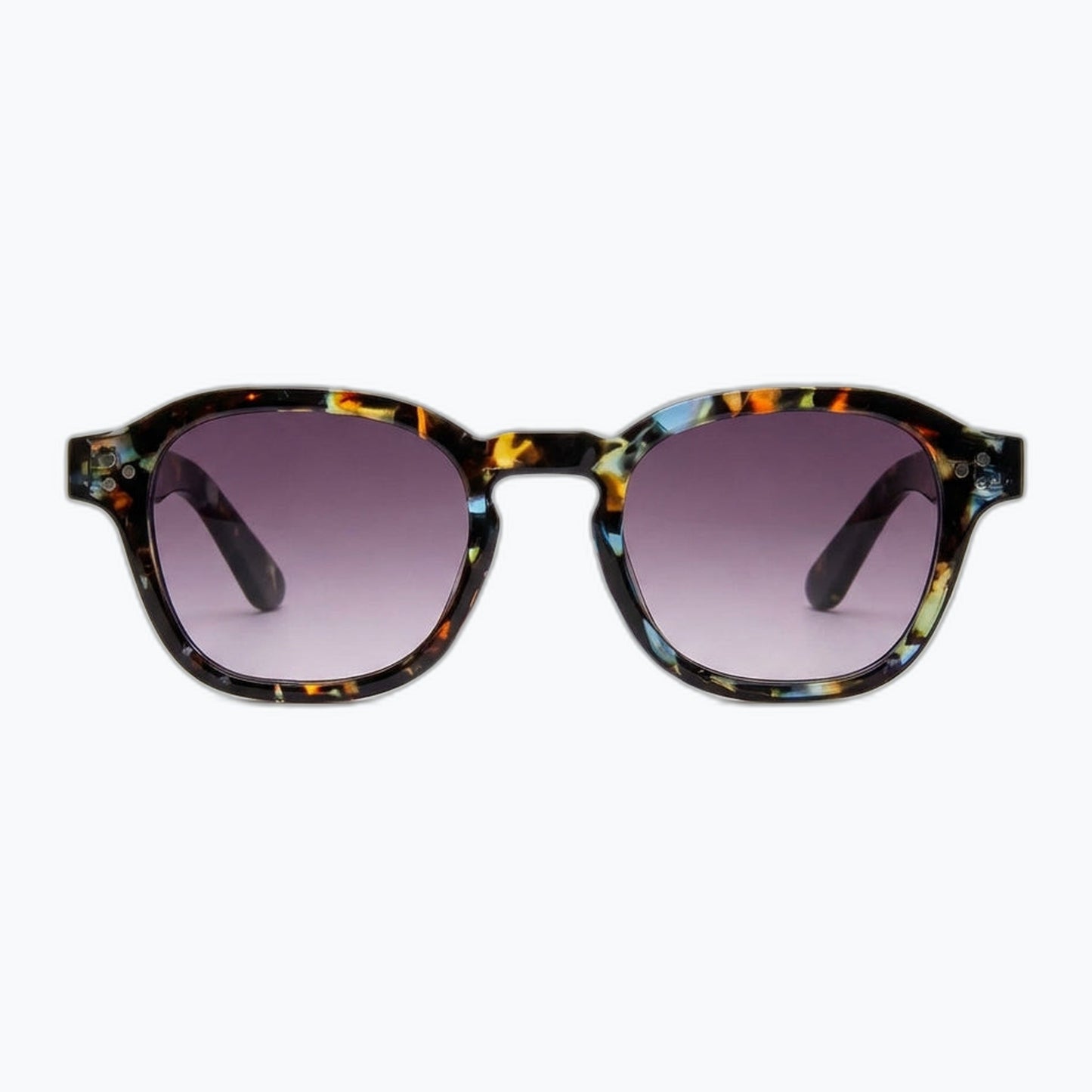 Westside Black Square Sunglasses Retro Vintage Inspired Gradient Lenses Jaxy Eyewear