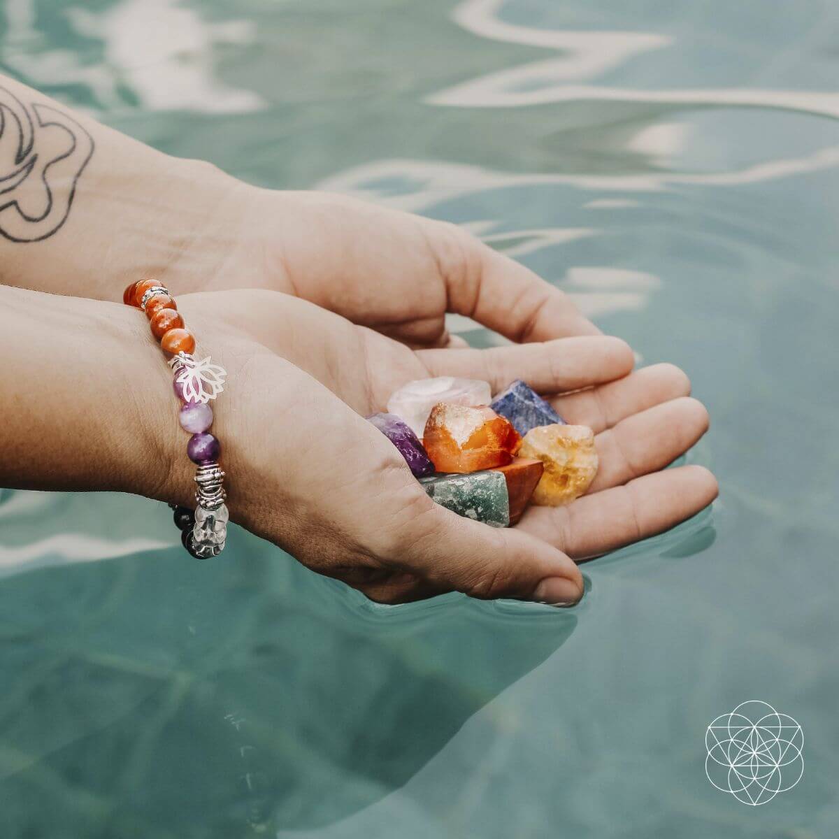 7 Chakra Bracelet and Stones Set Conscious Items