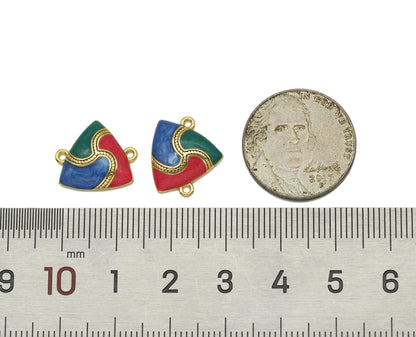 Enamel Triangle Charm, SKu#Y604
