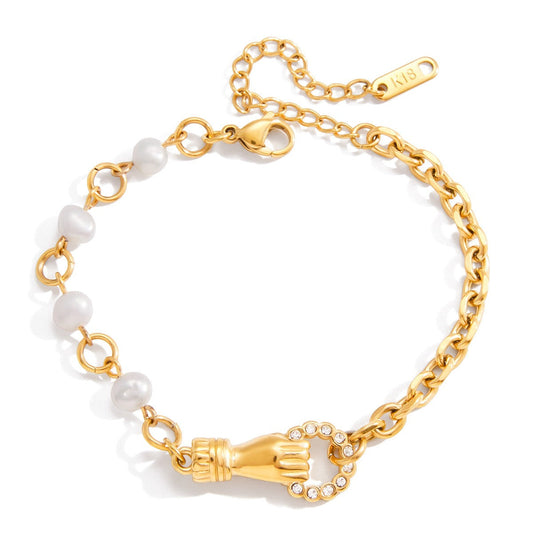 18K Gold-plated, Lightweight, And Luxurious Titanium Steel Bracelet