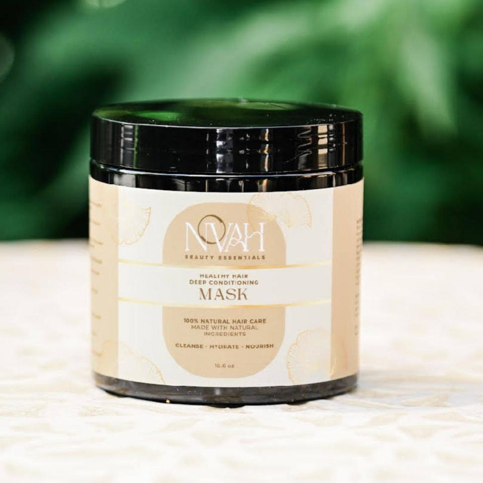 Healthy Hair Deep Conditioning Mask With Argan Oil Tea Tree Aloe Vera Novah Beauty Essentials
