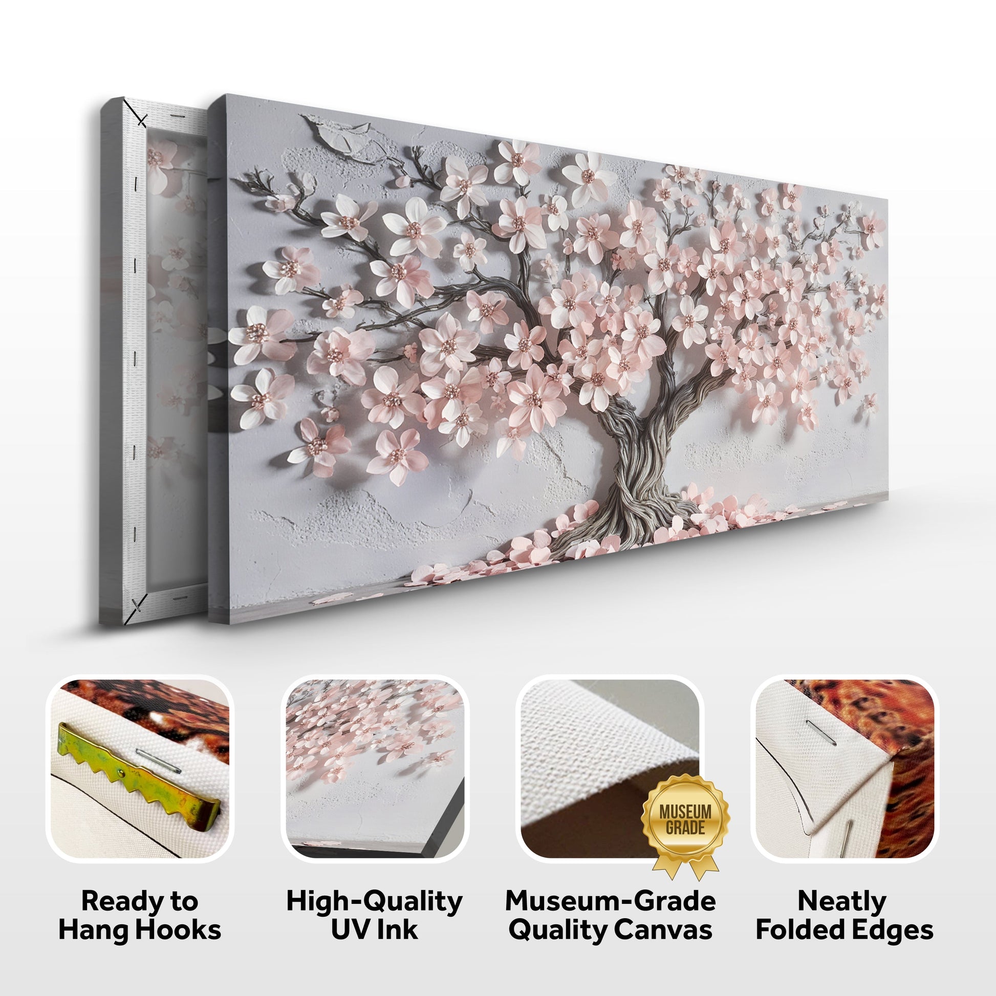 Pastel Blossom Awakening Wall Art Tailored Canvases