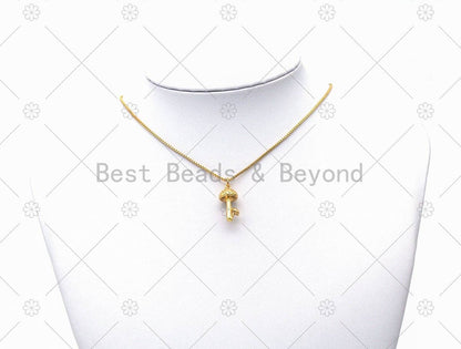 CZ Mushroom Charm, Sku#Y574