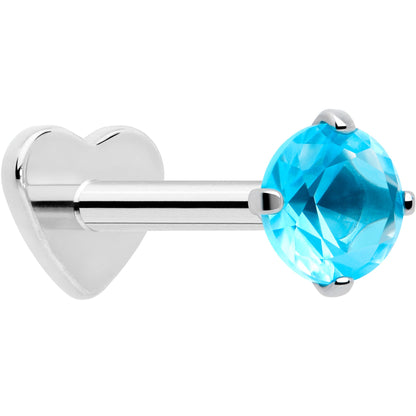 18G 5/16 CZ Implant Grade Titanium Reversible Threadless Flatback BodyCandy