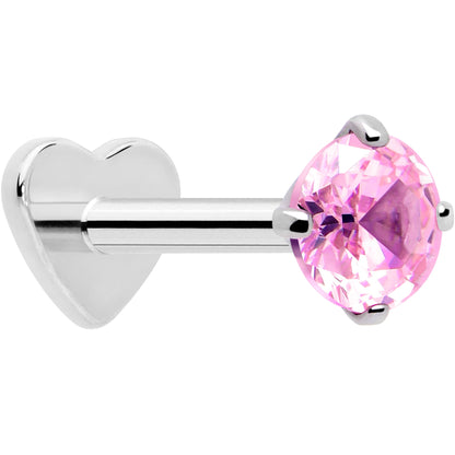 18G 5/16 CZ Implant Grade Titanium Reversible Threadless Flatback BodyCandy