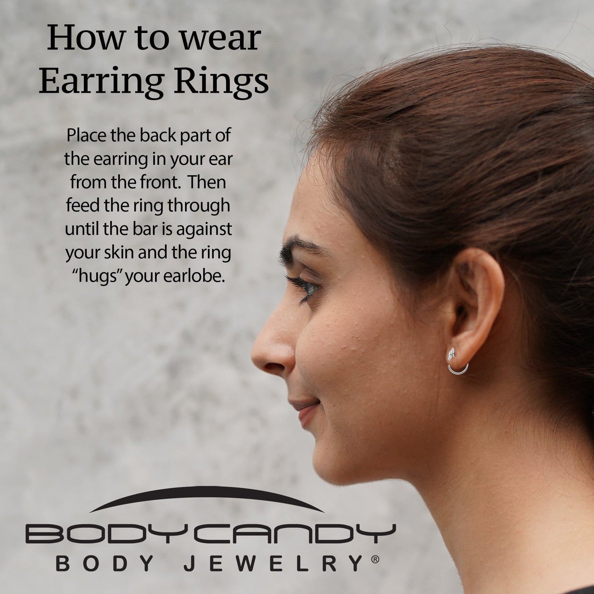 20G Implant Grade Titanium Butterfly Open Hoop Earrings BodyCandy