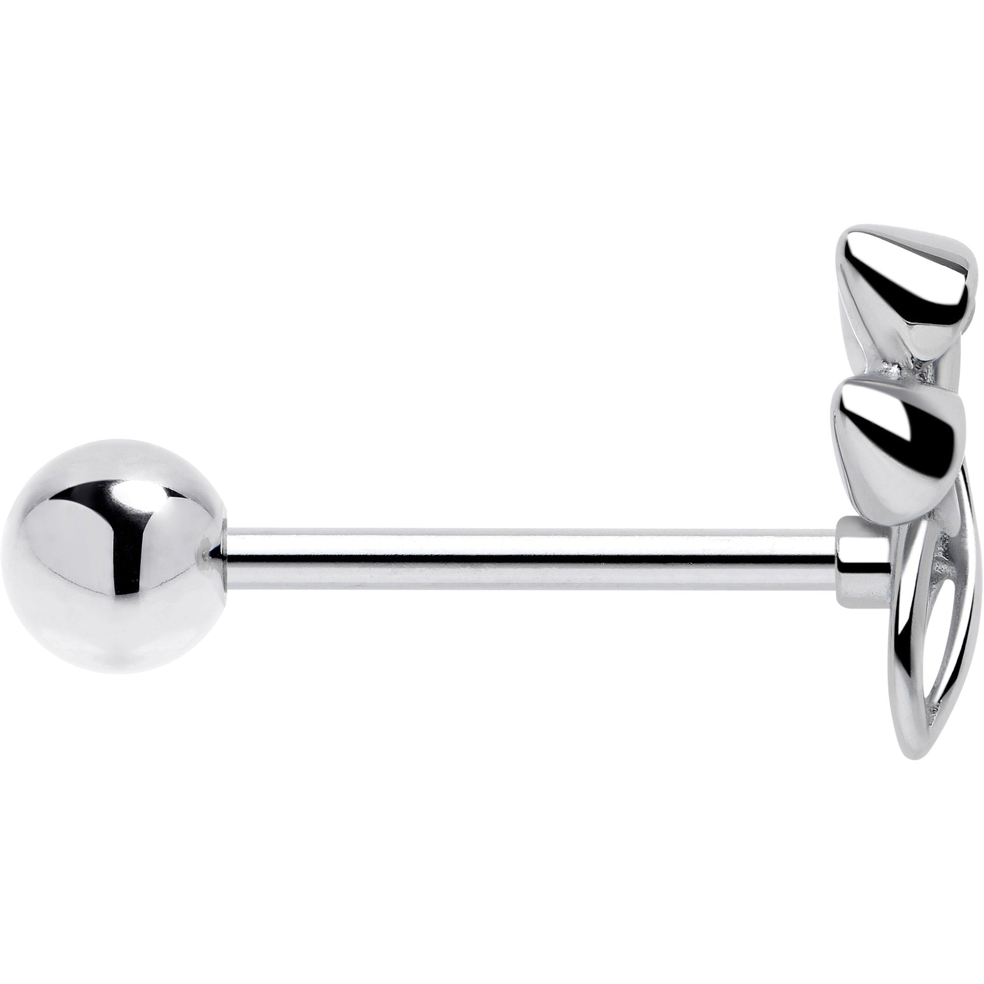 Trippy Mushroom Trio Barbell Tongue Ring BodyCandy