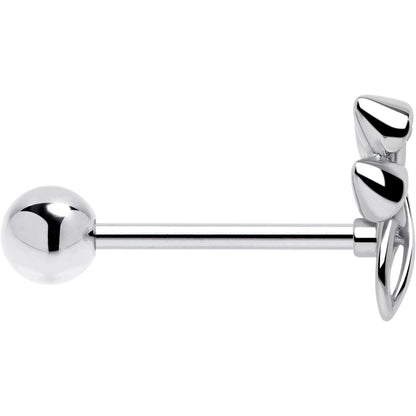 Trippy Mushroom Trio Barbell Tongue Ring BodyCandy