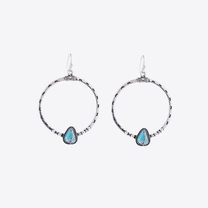 Turquoise Drop Earrings Bumpkin Ranchwear
