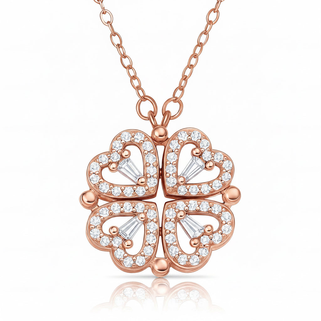 18K Gold Plated Flower Necklace - Stylish Jewelry Accessory