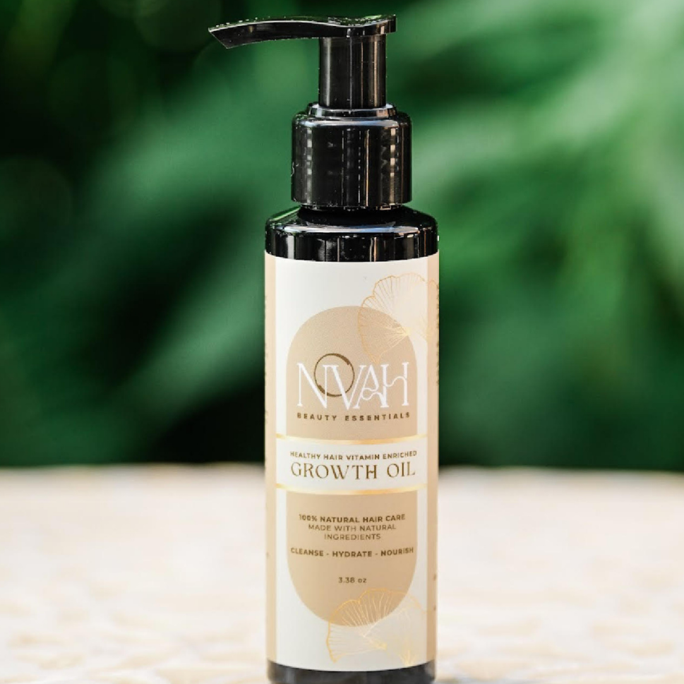 Vitamin E Hair Growth Oil With Argan Jojoba Rosemary Tea Tree Novah Beauty Essentials