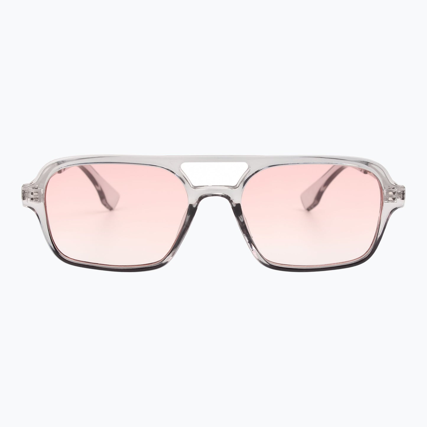 Groove Theory Slim Retro Aviator Sunglasses Gradient Amber Lenses Vintage Jaxy Eyewear