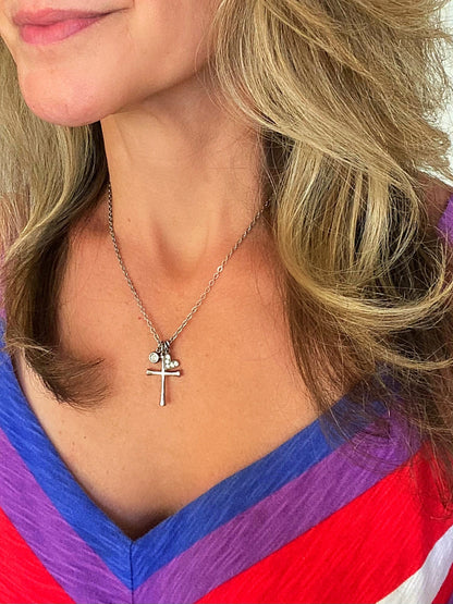 DAINTY CROSS NECKLACE