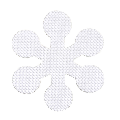 Anti-slip sticker-Snowflake-Black-8 * 8cm-with black scraper-PEVA-12 pieces