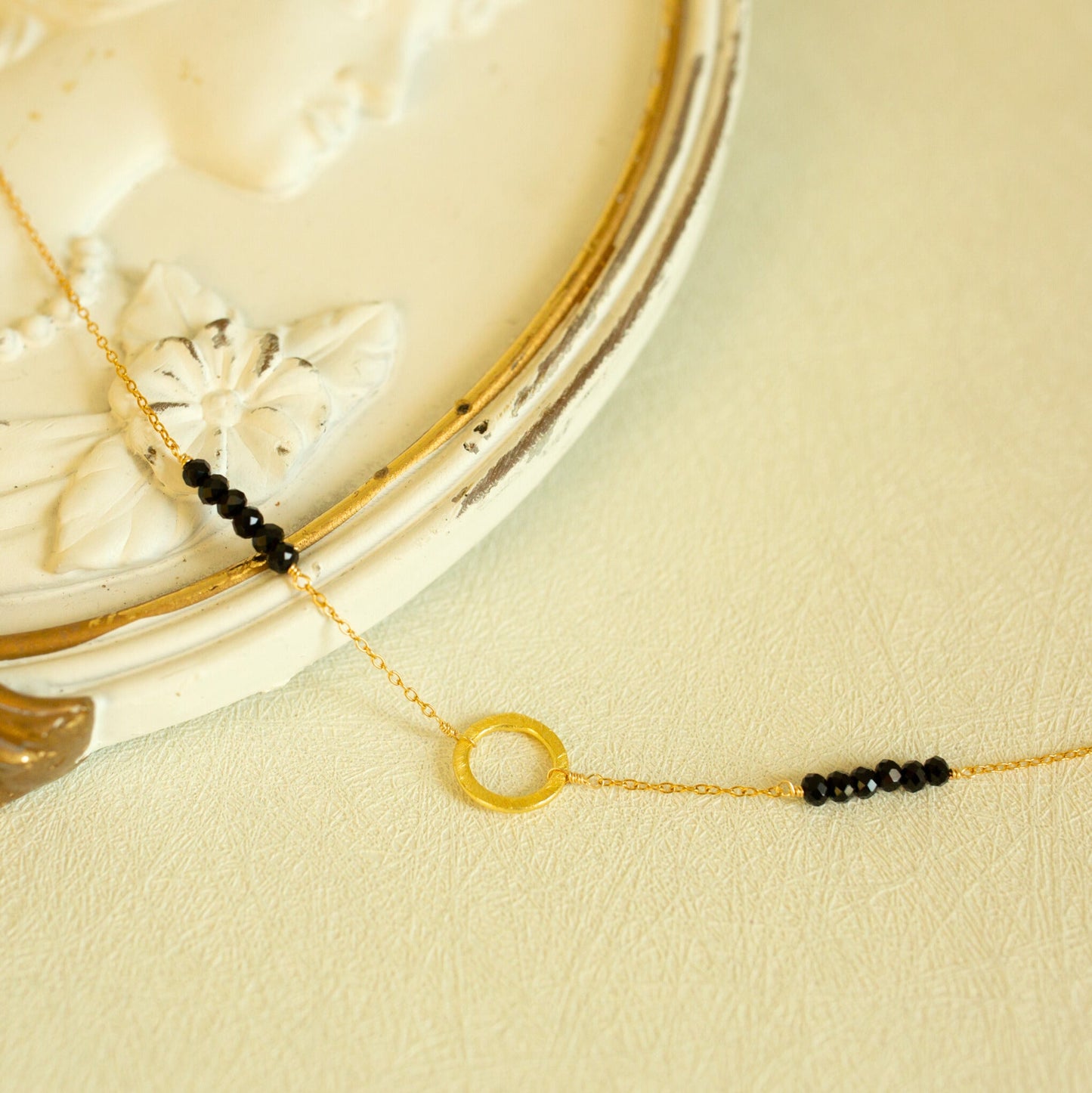 Black Spinel Solara Necklace
