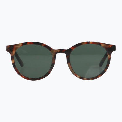 Havana Haze Vintage Round Frame Sunglasses With Gradient Lenses Jaxy Eyewear