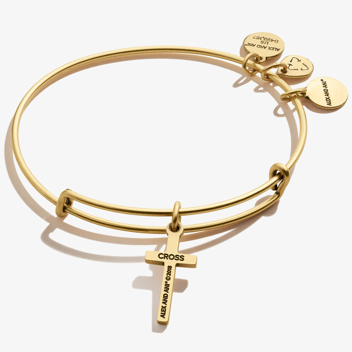 Cross Charm Bangle ALEX AND ANI