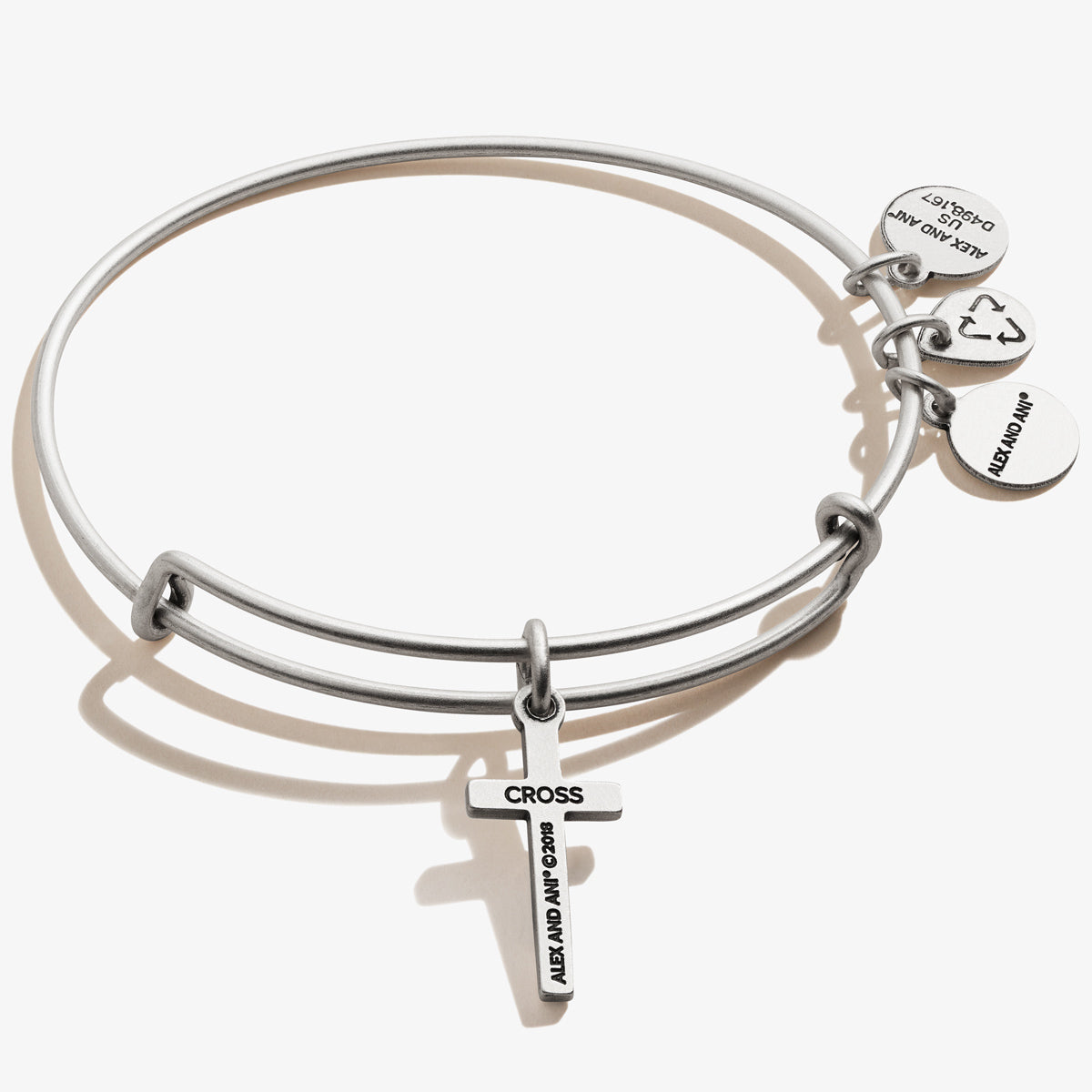 Cross Charm Bangle ALEX AND ANI