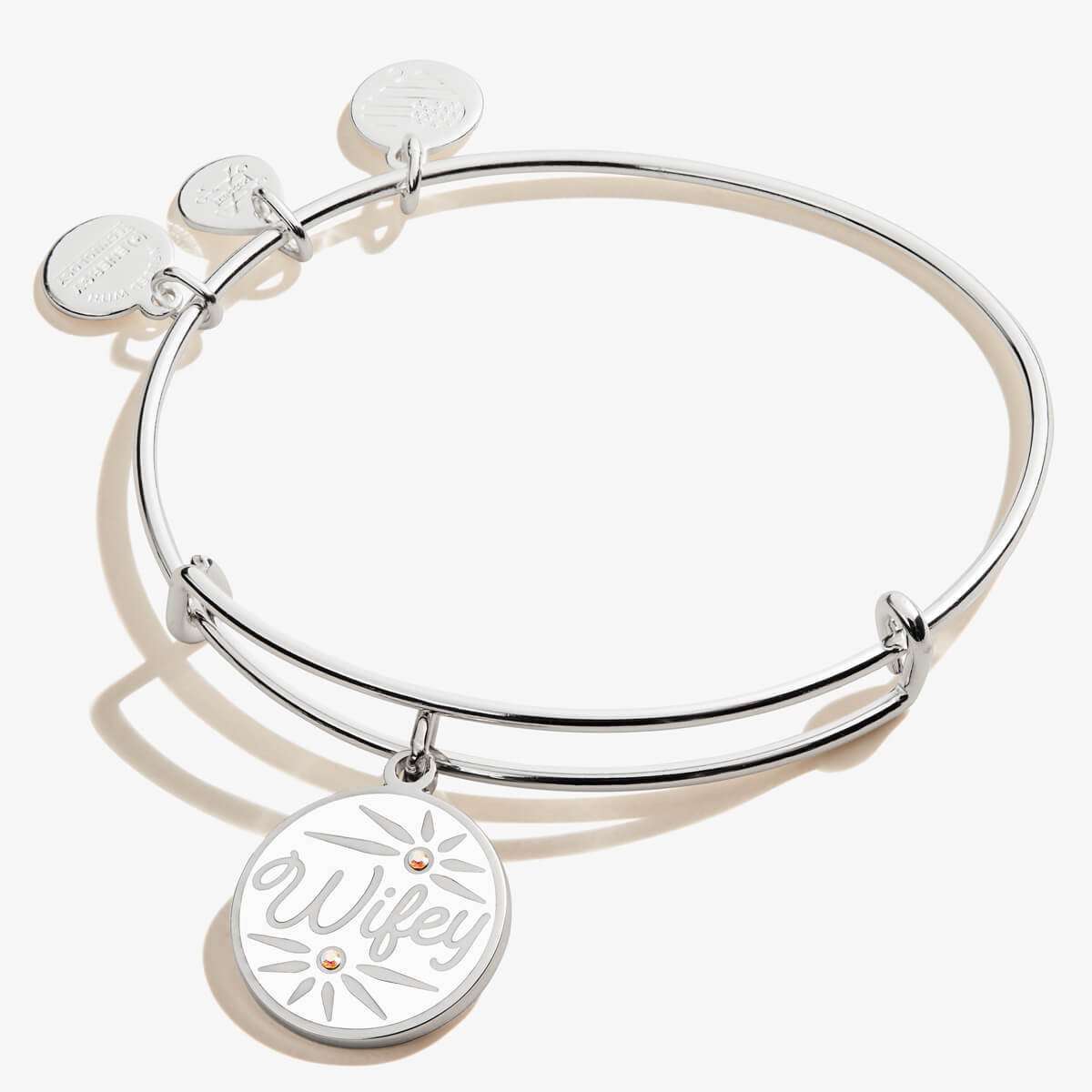 'Wifey' Charm Bangle ALEX AND ANI