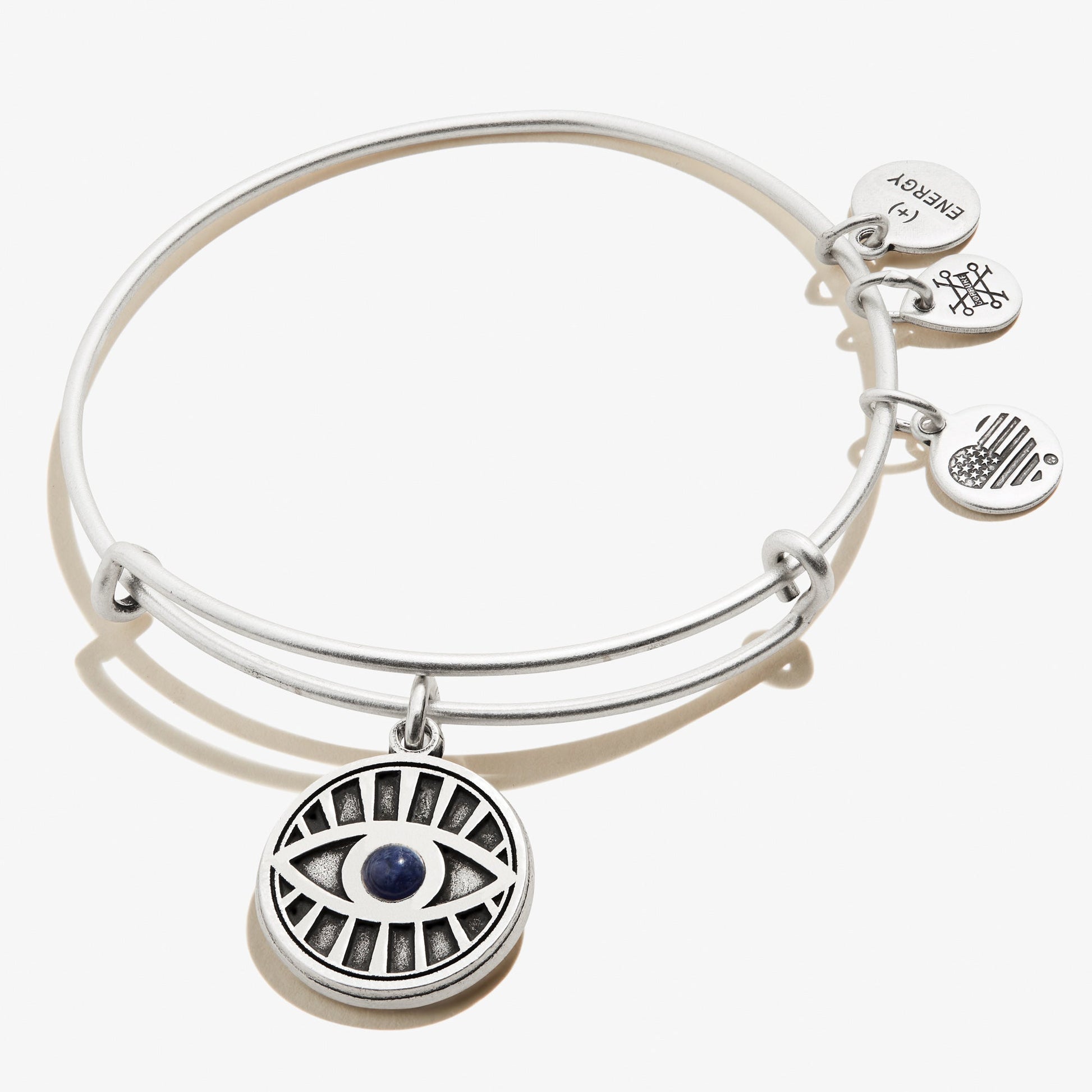 Evil Eye + Sodalite Charm Bangle ALEX AND ANI