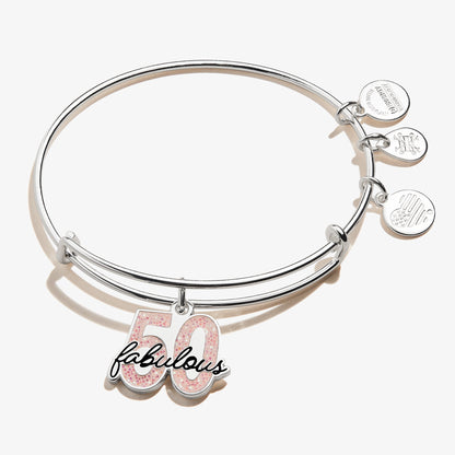 'Fabulous 50' Charm Bangle ALEX AND ANI