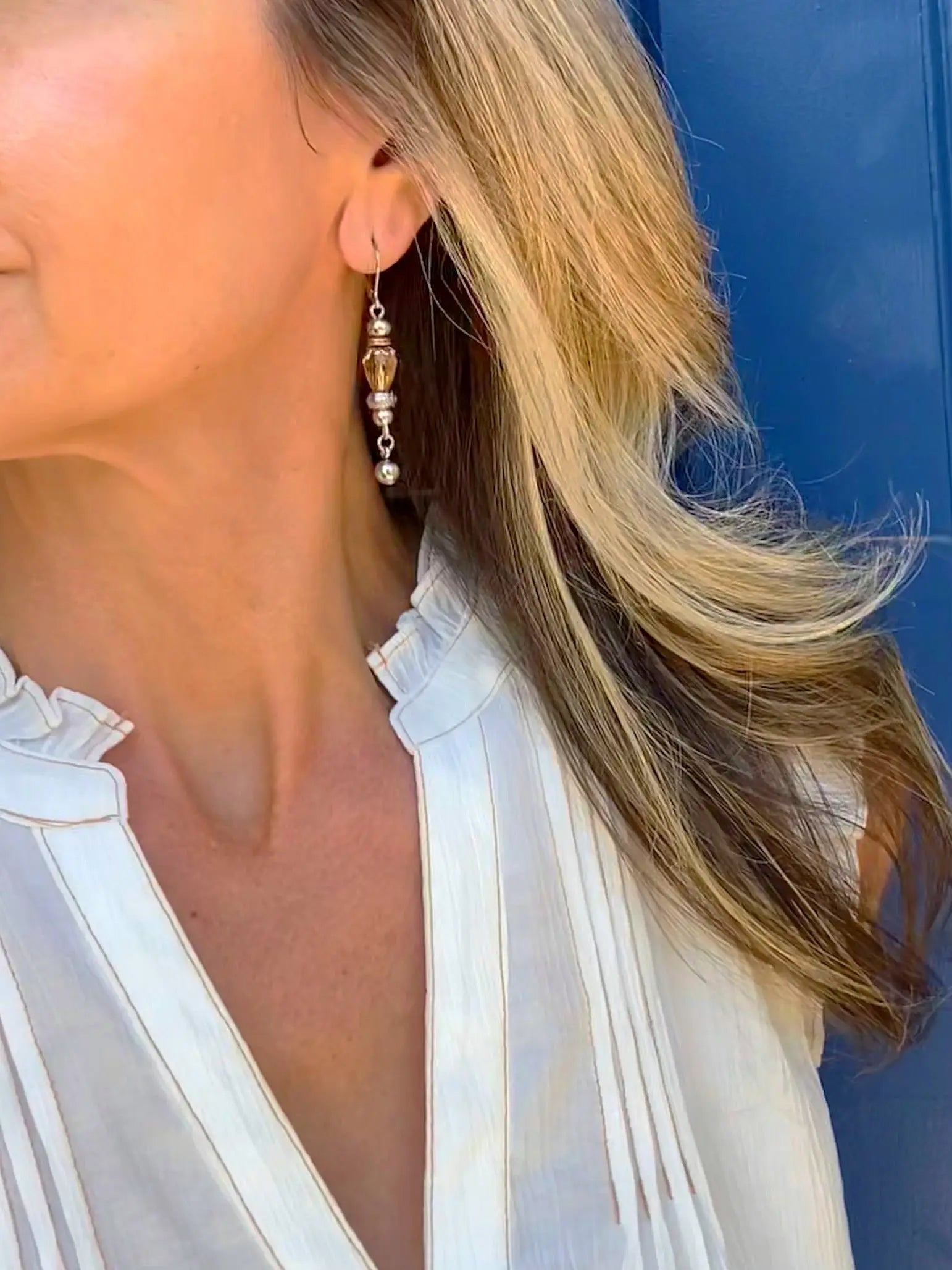 SILVER SPICE EARRINGS Bellaforma Jewelry
